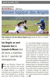 L'Avenir du 18-04-2013