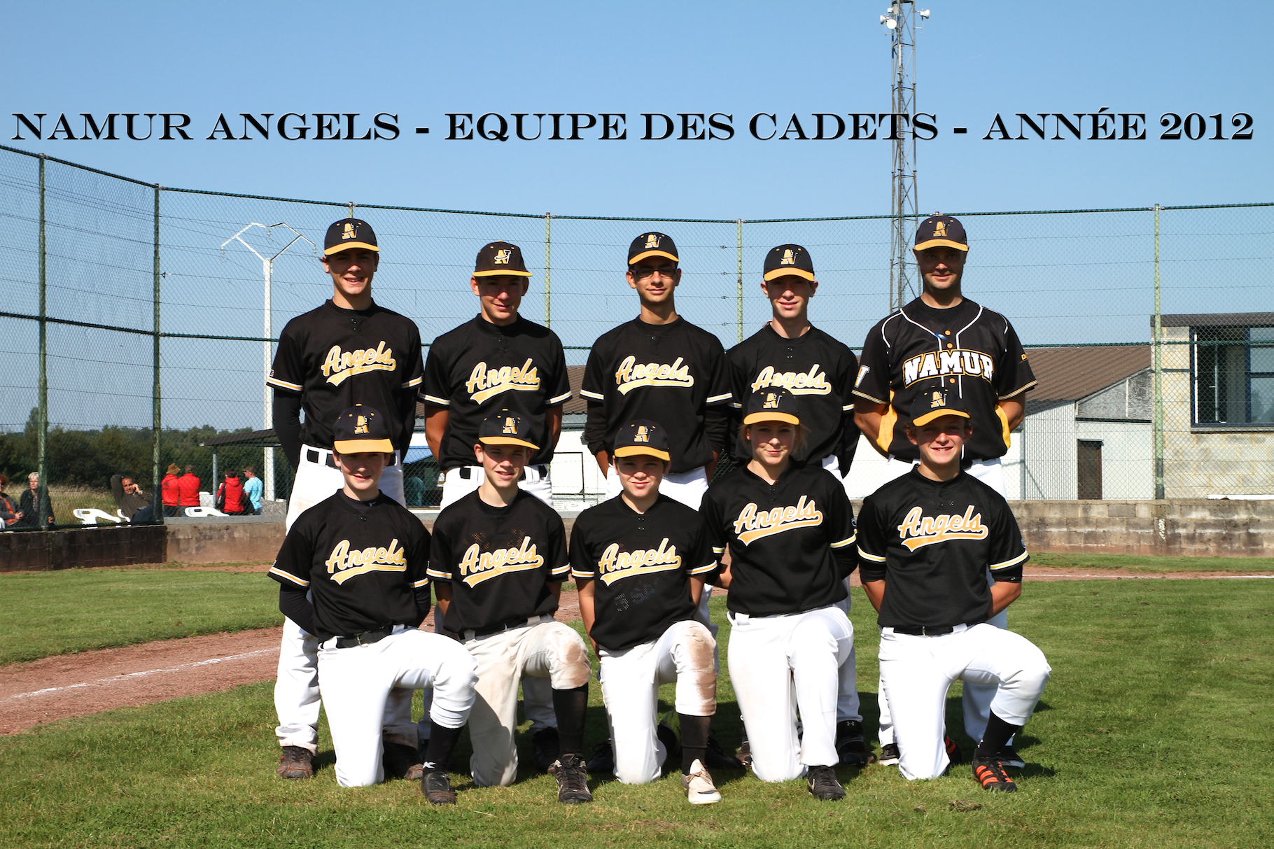L'équipe de Cadets des Namur Angels